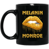 BigProStore Melanin Monroe Mug African American Coffee Cup Pro Black People Design BM11OZ 11 oz. Black Mug / Black / One Size Coffee Mug