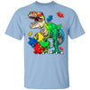Autism Dinosaur Shirt Autism Awareness Puzzle Design