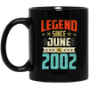 Legend Born June 2002 Coffee Mug 17th Birthday Gifts