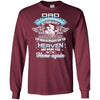 BigProStore Bring You Home Again Missing Dad In Heaven Quotes Father's Day T-Shirt G240 Gildan LS Ultra Cotton T-Shirt / Maroon / S T-shirt