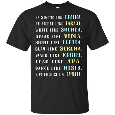 Be Strong Be Fierce Inspired African American T-shirt Design