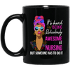 BigProStore Nurse Mug Ridiculously Awesome At Nursing Cool Gifts For Nurses BM11OZ 11 oz. Black Mug / Black / One Size Coffee Mug