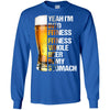 Yeah I'm Into Fitness Fitness Whole Beer In My Stomach Funny T-Shirt