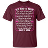 My Dad And Mom Forever In My Heart Poem T-Shirt Father's Day Gift Idea