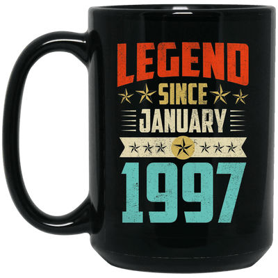 Legend Born January 1997 Coffee Mug 22nd Birthday Gifts