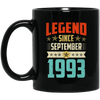 Legend Born September 1993 Coffee Mug 26th Birthday Gifts
