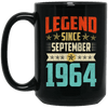 Legend Born September 1964 Coffee Mug 55th Birthday Gifts