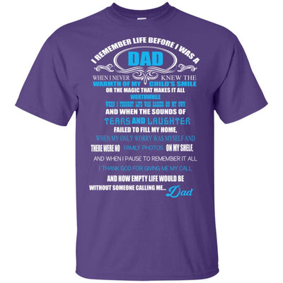 BigProStore I Love My Dad T-Shirt Missing Daddy Special Father's Day Gifts Idea G200 Gildan Ultra Cotton T-Shirt / Purple / S T-shirt