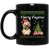 BigProStore Merry Pugmas Mug Cool Pug Gifts For Puggy Puppies Love BM11OZ 11 oz. Black Mug / Black / One Size Coffee Mug
