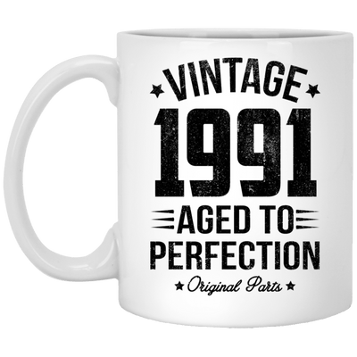 BigProStore Vintage 1991 Aged To Perfection Coffee Mug Gifts XP8434 11 oz. White Mug / White / One Size Coffee Mug
