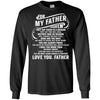 BigProStore For My Father In Heaven Missing You Dad T-Shirt Father's Day Gift Idea G240 Gildan LS Ultra Cotton T-Shirt / Black / S T-shirt