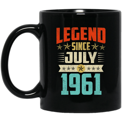 Legend Born July 1961 Coffee Mug 58th Birthday Gifts