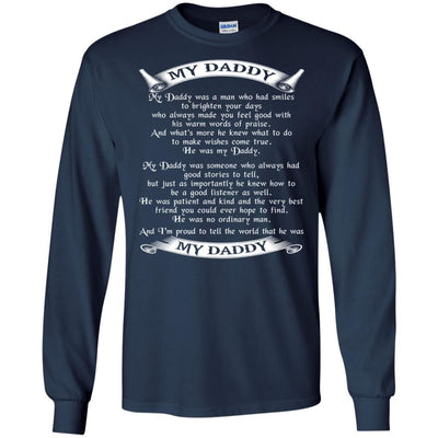 My Daddy In Heaven Poem Missing Dad T-Shirt Father's Day Gifts Idea