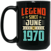 Legend Born June 1970 Coffee Mug 49th Birthday Gifts
