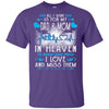 BigProStore I Love My Dad And Mom In Heaven Missing T-Shirt Father's Day Gift Idea G200 Gildan Ultra Cotton T-Shirt / Purple / S T-shirt