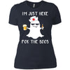 I'm Just Here For The Boos Funny Nurse T-Shirt Halloween Nursing Gift
