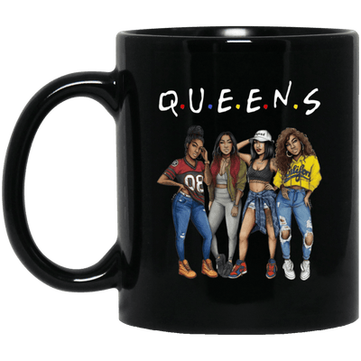 BigProStore Proud African American Queen Pro Black Girl Rock Mug Melanin Women Cup BM11OZ 11 oz. Black Mug / Black / One Size Coffee Mug