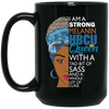 I Am A Strong Melanin HBCU Queen Coffee Mug