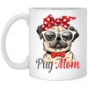BigProStore Pug Mom Mug Cool Pug Gifts For Puggy Puppies Lover XP8434 11 oz. White Mug / White / One Size Coffee Mug