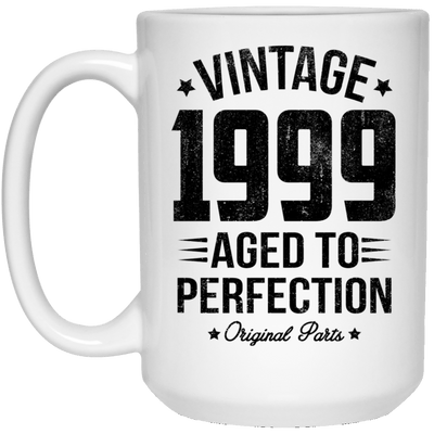 BigProStore Vintage 1999 Aged To Perfection Coffee Mug Gifts 21504 15 oz. White Mug / White / One Size Coffee Mug