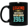 Legend Born November 1963 Coffee Mug 56th Birthday Gifts