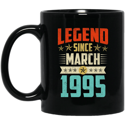 Legend Born March 1995 Coffee Mug 24th Birthday Gifts