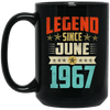 Legend Born June 1967 Coffee Mug 52nd Birthday Gifts
