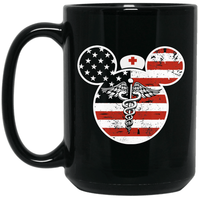 BigProStore Nurse Mug Cool Coffee Cup Gifts For Nurses Nursing Students BM15OZ 15 oz. Black Mug / Black / One Size Coffee Mug
