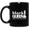 BigProStore Black Queen The Most Powerful Piece In The Game Coffee Mug Melanin Gal BM11OZ 11 oz. Black Mug / Black / One Size Coffee Mug
