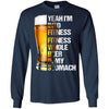 Yeah I'm Into Fitness Fitness Whole Beer In My Stomach Funny T-Shirt