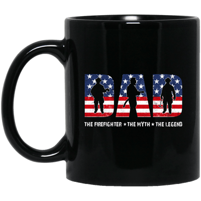 Firefighter Mug Dad The Firefighter The Myth The Legend Firemen Gifts