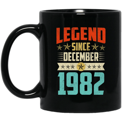 Legend Born December 1982 Coffee Mug 37th Birthday Gifts