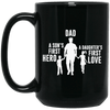 BigProStore Police Mug Sons First Hero Daughters First Love Gifts For Police Dad BM15OZ 15 oz. Black Mug / Black / One Size Coffee Mug