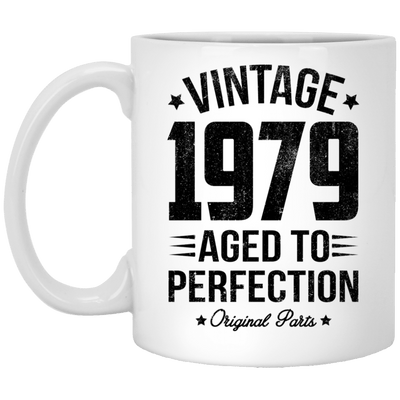BigProStore Vintage 1979 Aged To Perfection Coffee Mug Gifts XP8434 11 oz. White Mug / White / One Size Coffee Mug