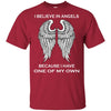 BigProStore I Believe In Angels Because I Have One Of My Own T-Shirt Missing Daddy G200 Gildan Ultra Cotton T-Shirt / Cardinal / S T-shirt