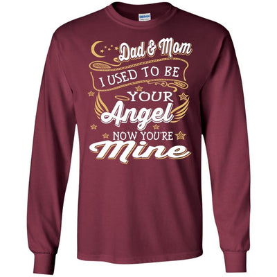 My Dad And Mom Are My Angels T-Shirt Missing My Love In Heaven Quote
