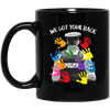 BigProStore Police Mug We Got Your Back Coffee Cup Gifts For Police Officer BM11OZ 11 oz. Black Mug / Black / One Size Coffee Mug