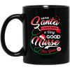 BigProStore Nurse Mug Dear Santa I Have Been A Very Good Nurse This Year Gifts BM11OZ 11 oz. Black Mug / Black / One Size Coffee Mug