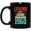 Legend Born June 1960 Coffee Mug 59th Birthday Gifts