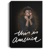 BigProStore African American Canvas Wall Pictures Funny This Is America Childish Gambino Black History Canvas Art Living Room Decor CANPO75 Portrait Canvas .75in Frame / Black / 8" x 12" Apparel