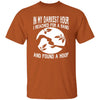 BigProStore Horse Lover Shirt In My Darkest Hour I Reach For A Hand And Found A Hoof Shirt Texas Orange / S T-Shirts