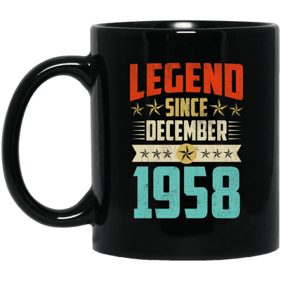 Legend Born December 1958 Coffee Mug 61st Birthday Gifts