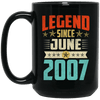 Legend Born June 2007 Coffee Mug 12th Birthday Gifts