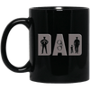 BigProStore Police Mug Dad Police The Myth The Legend Law Enforcement Gifts Idea BM11OZ 11 oz. Black Mug / Black / One Size Coffee Mug