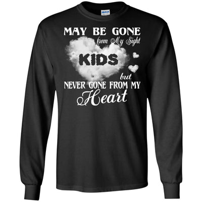 BigProStore My Kids Are My Angel T-Shirt Birthday In Heaven Father's Day Gift Idea G240 Gildan LS Ultra Cotton T-Shirt / Black / S T-shirt