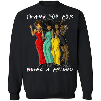 Thank You For Being A Friend Shirt African American Melanin Women T-Shirt Design