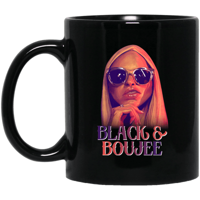 BigProStore Black And Boujee Coffee Mug African American Cup For Pro Afro Girl Guy BM11OZ 11 oz. Black Mug / Black / One Size Coffee Mug