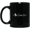 Mermaid Swim Heartbeat Coffee Mug Unique Gift For Girls