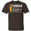 Funny Drunk Uncle Tee Druncle Like A Normal Uncle Only Drunker T-Shirt