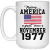BigProStore Make America Great Since November 1977 21504 15 oz. White Mug / White / One Size Coffee Mug